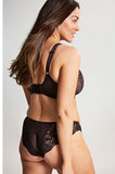 Panache black leopard Brazilian brief in size 12 with soft fabric and modern cut