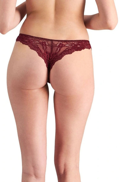 My Fit Lace G-String(Windsor Wine) Available in size XL only