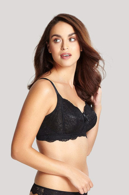 Amourette Charm Wirefree Bra (Navy) Available in size 10D only.