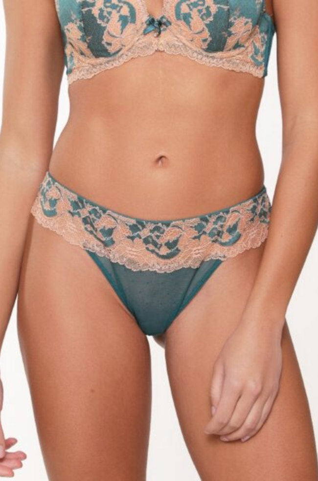 Lindy Thong (Deep lake) Available in size XS only