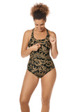 Sri Lanka Swimsuit (Black & Gold)