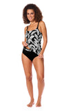 Lanzarote Swim Briefs (Black & White) Available in sizes 14 and 20 only