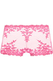 Wacoal Embrace Lace Boyshort Rose - Floral Lace Hotpant XL