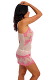 WACOAL Embrace Lace Chemise Rose - Lightweight Mesh Lingerie