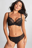 Panache Ana Brazilian Brief Black - Intricate Lace Lingerie