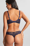 Panache Ana Thong Midnight Sequin Stretch Lace Available in size 8 only