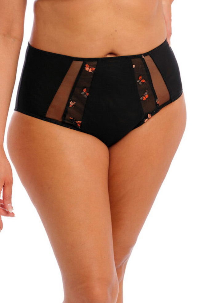 Sachi Brazilian Brief (Black Butterfly)