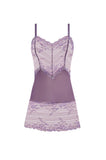 Wacoal Embrace Lace Chemise Grape - Sheer Mesh Lingerie