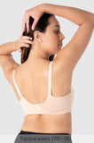 Leakproof Wirefree Nursing Bra - Bamboo Lace T-Shirt Bra (Frappe)