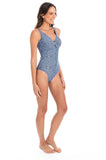Ferrara Twist One Piece Swimsuit (Ferrara)