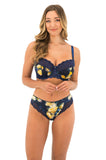 Navy D Cup Lucia UW Side Support Bra by Fantasie with side support and adjustable straps
