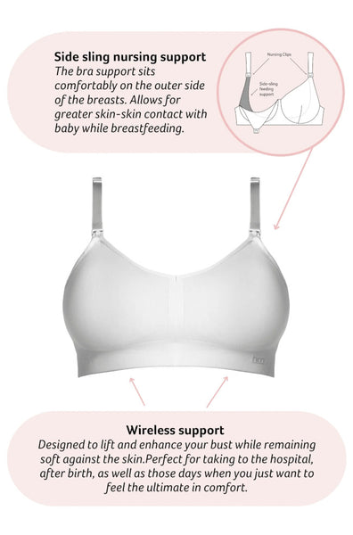 My Necessity Bra (White) Available in L and 2L only