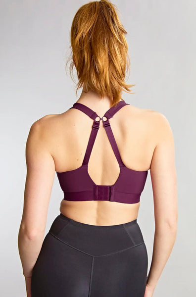 Endurance Non-Padded Wired Sports Bra (Berry Chalk)