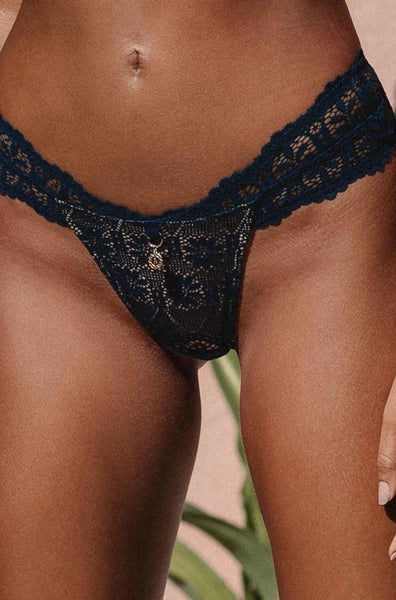 Barefoot in Byron Thong (Ink & Tan) Available in size L only