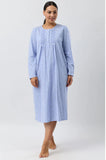 Sweetpea Mid Length Nightie (Lavender) Available in sizes 18-26 only