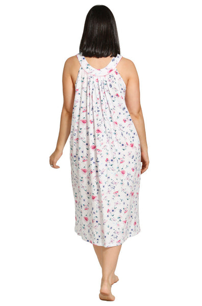 Schrank Cotton Butterfly Nightie White Sleeveless - Size 10 only