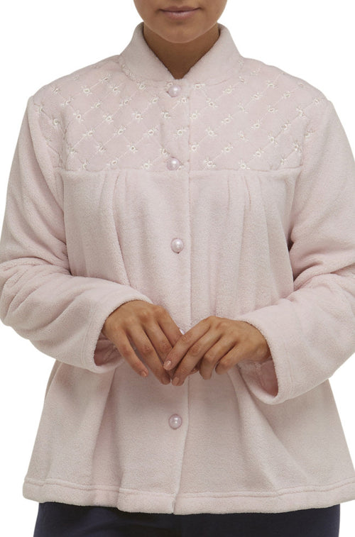 Ava Bed Jacket (Pink)