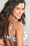 Olivia Full Cup UW Bikini Top (Capri Print)