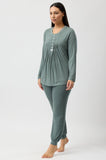Tulip Ski PJ Set (Olive) Available in 2L only
