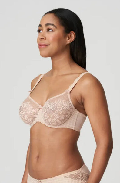 Latte-colored Madison UW t-shirt bra with contouring, D cup size by Primadonna