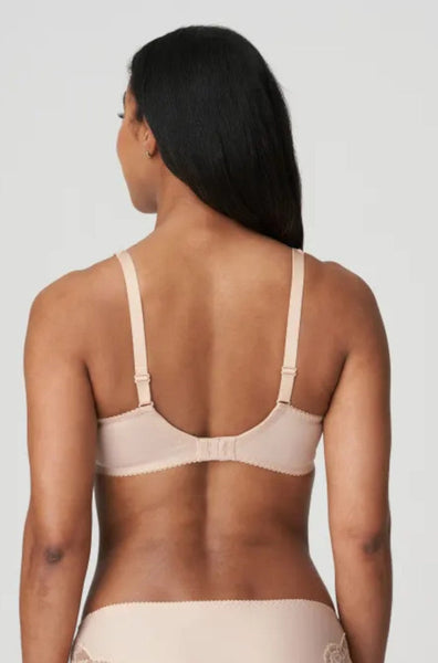 Latte colored Madison UW tee-shirt bra by Primadonna, features contouring design, available in D cup sizes