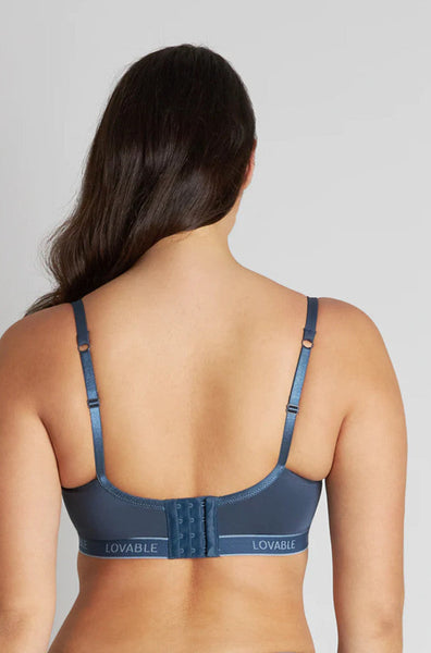 Crescent Moon Long Line UW Bra (Dark Denim) Available in sizes 14G and 16G only