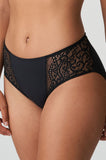 Black bikini brief with soft fabric and comfortable fit by Primadonna