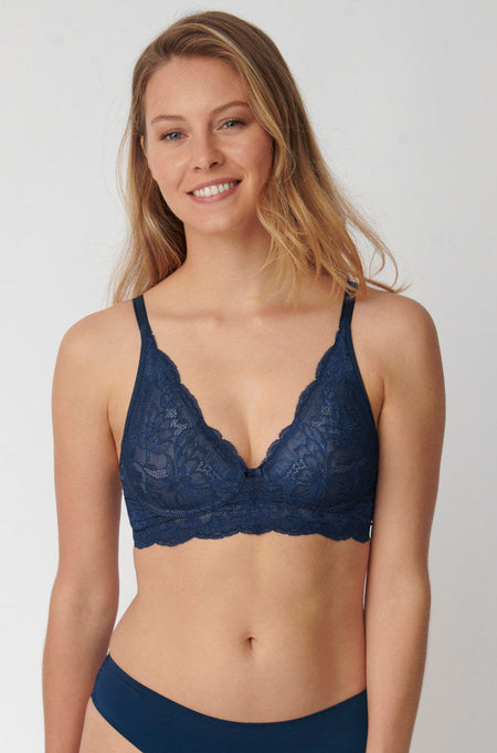 Adelle UW Side Support Bra (Mint Floral)  Available in sizes 8G and 8GG cups only