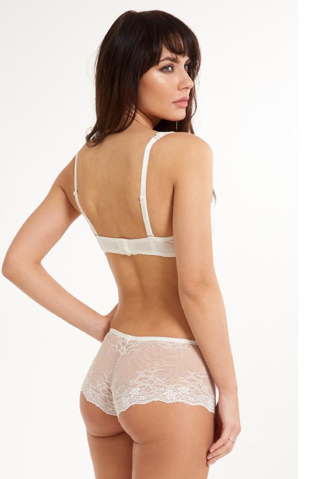 Lingadore Daily Hipsters Ivory - Scalloped Lace Semi-Sheer Brief
