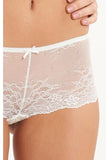Lingadore Daily Hipsters Ivory - Scalloped Lace Semi-Sheer Brief