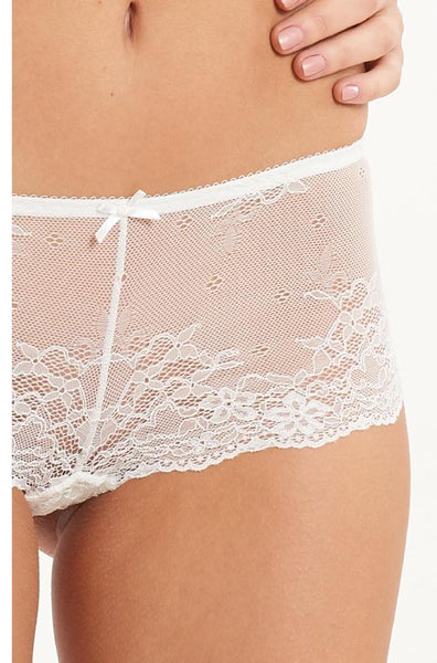 Lingadore Daily Hipsters Ivory - Scalloped Lace Semi-Sheer Brief
