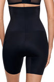 Lycra High Waist Thigh Slimmer (Black)