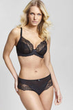 Panache Ana Lace Brief Black - Stretch Lace Underwear