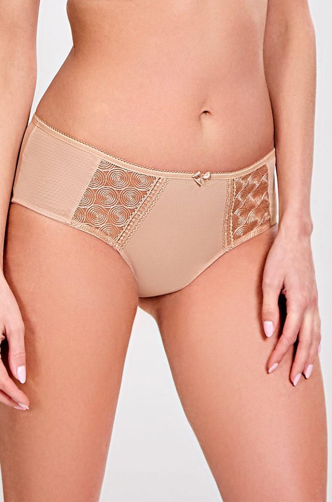 Panache Cari Seamless Bikini Brief Champagne - Embroidered