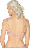 Amoena Cherish Wirefree Mastectomy Bra Pink Grey 18A