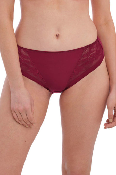 Full Lace High Waist Brief (Black or Red)