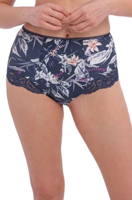 Adelle Full Brief (Mint Floral)