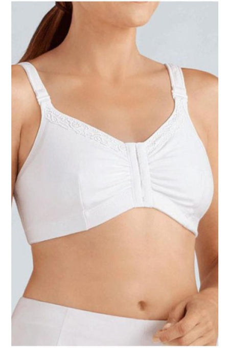 Frances Front Opening Wirefree Bra ( Nude)