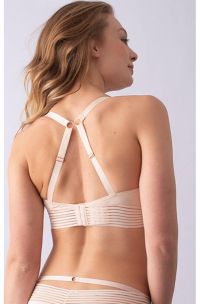 Hot Milk Ambition Triangle Maternity Bra Shell Pink - Magnetic Drop Cups Available  in size 8D only