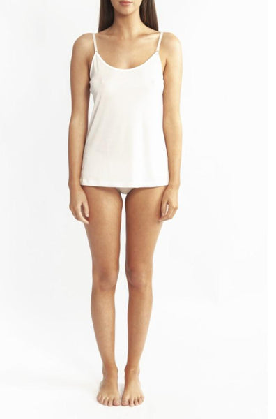 Silk Camisole (Black, Ivory or Petal)