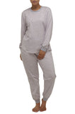 Annabelle Cotton Ski PJ Set Pale Pink Floral Size 20
