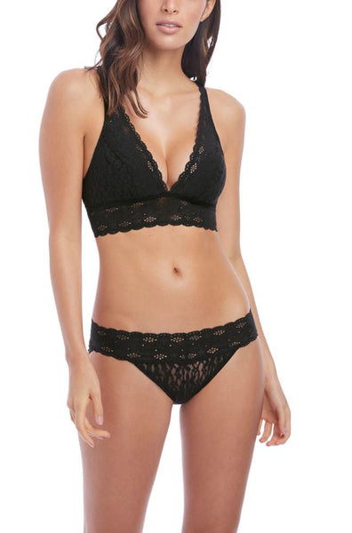 Halo Lace Soft Cup Bra (Black) Available in size 18 only - Not Just Bras