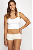 Parisienne Boyleg Brief (Vanilla)  Available in size 16 only