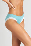 Nikki Bikini Brief (Porcelain & White)  Available in size XL only