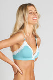 Nikki Wirefree Bra (Porcelain & White)