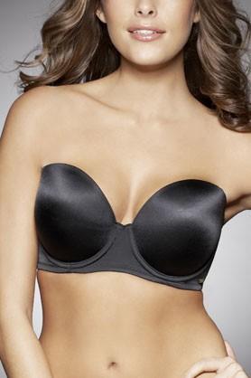 Refined Strapless Bra 6 way (Black) Available in size 16D only