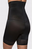 Shaping High Waist Mesh Short (Black or Nude)