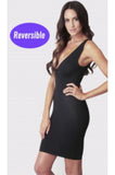 LaSculpte Lightweight Reversible Shaping Slip - Black/Nude