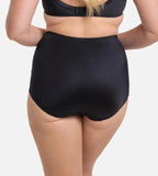 Triumph Tum-E-Lace shapewear pant with tummy control, seamless design, and lace details for slimming fit.