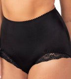 Triumph Tum-E-Lace shapewear pant with tummy control, featuring lace detailing and seamless design for a smooth silhouette.